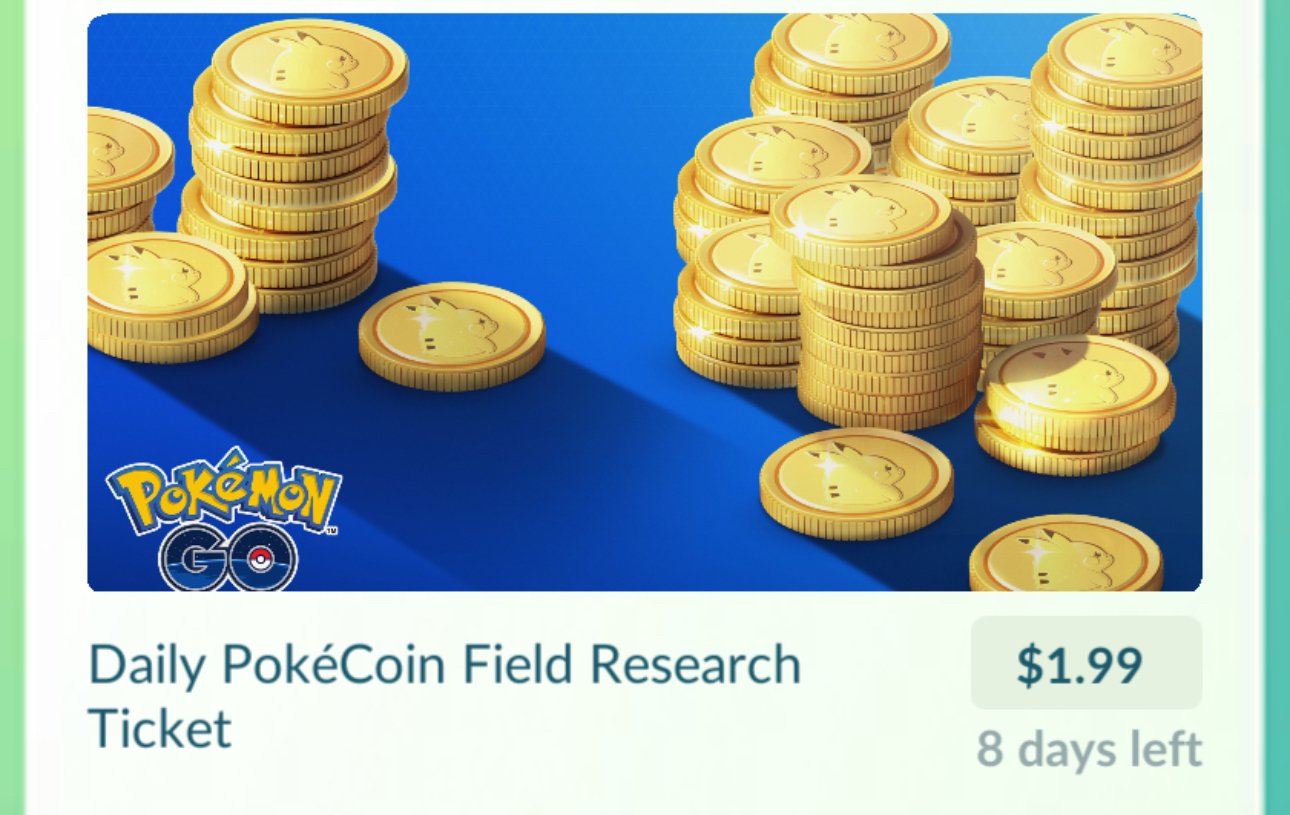 New Daily Pokécoin Field Ticket unleashed!