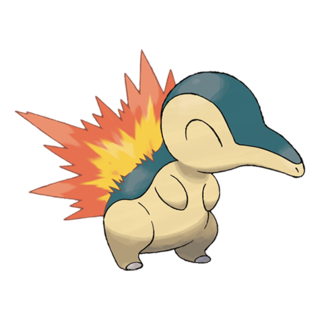 The Stylish Cyndaquil Design.
